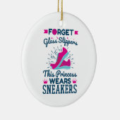 バスケットボールガールズスニーカープリンセス セラミックオーナメント (右)