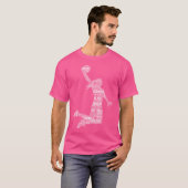 バスケットボールガール女子女子 Tシャツ (正面フル)