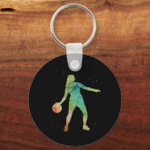 バスケットボールガール遊ズ キーホルダー (正面)