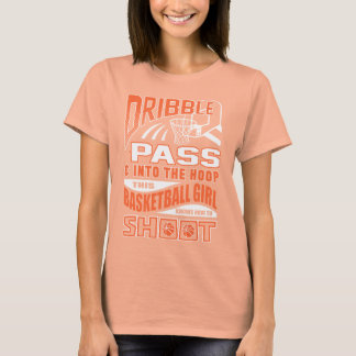 バスケットボールガール Tシャツ