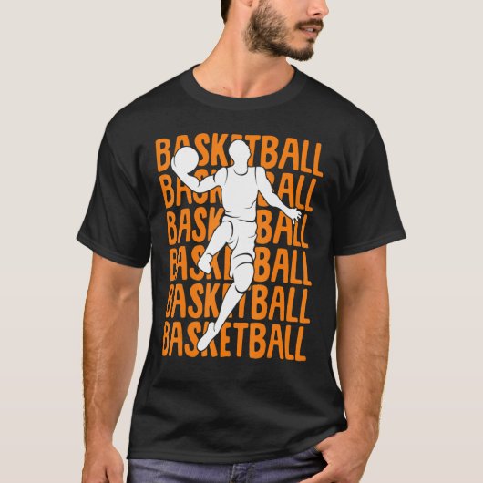 バスケットボールキッズボーイズメン Tシャツ (正面)