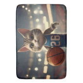 バスケットボールキャット バスマット (正面縦)