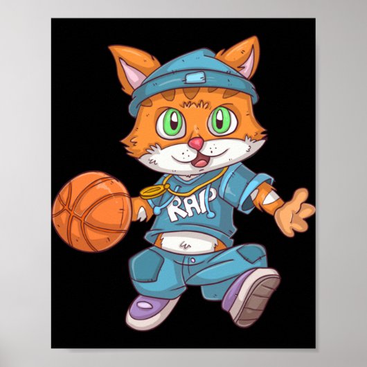 バスケットボールキャット ポスター (正面)