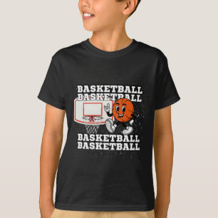 バスケットボールキャラクターフープ Tシャツ
