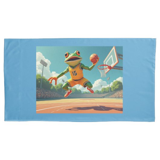 バスケットボールキング枕ケースペア 枕カバー (正面左)