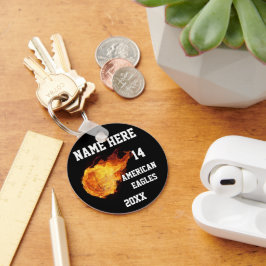 バスケットボールキーホルダー（選手の名前） キーホルダー