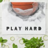 バスケットボールギア キッチンタオル (折り畳み)