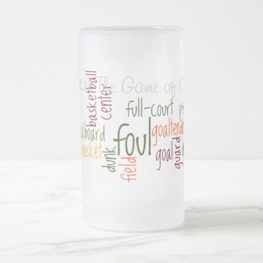 バスケットボールクラシックチャンピオンズゲーム フロストグラスビールジョッキ (中央)