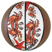 バスケットボールクラブカニスターフィッシュビーチハウスボート バスケットボール (縦)