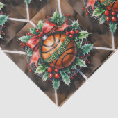 バスケットボールクリスマスをテーマにした 薄葉紙 (詳細)