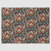 バスケットボールクリスマスをテーマにした 薄葉紙 (正面)