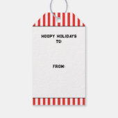 バスケットボールクリスマスギフトタグ ギフトタグ (裏面)