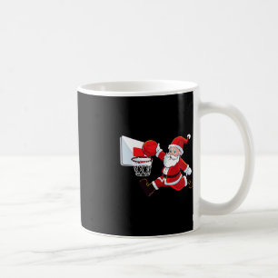 バスケットボールクリスマスサンタクロースSlam Dunkメンズボーイ コーヒーマグカップ