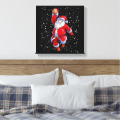 バスケットボールクリスマスシャツメンズボーイズバスケットボールサン キャンバスプリント (インサイチュ (寝室))