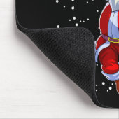 バスケットボールクリスマスシャツメンズボーイズバスケットボールサン マウスパッド (コーナー)