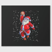 バスケットボールクリスマスシャツメンズボーイズバスケットボールサン ラッピングペーパー (フラット)