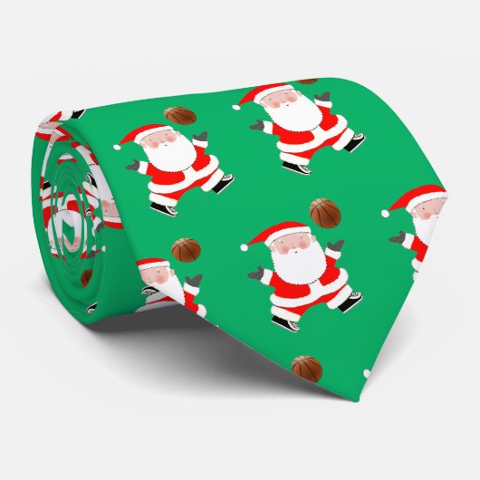 バスケットボールクリスマスシーズン ネクタイ (ロール)