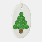 バスケットボールクリスマスツリー セラミックオーナメント (右)