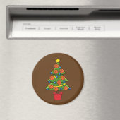 バスケットボールクリスマスツリー マグネット (インサイチュ (食洗機))