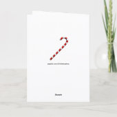 バスケットボールクリスマスホリデーカード シーズンカード (裏面)