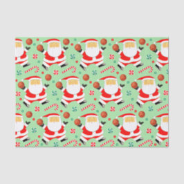 バスケットボールクリスマスホリデーギフト 薄葉紙