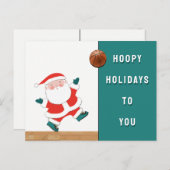 バスケットボールクリスマスポストカード シーズンポストカード (正面/裏面)