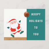 バスケットボールクリスマスポストカード シーズンポストカード (正面)