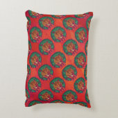 バスケットボールクリスマス アクセントクッション (裏面(縦))