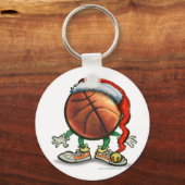 バスケットボールクリスマス キーホルダー (正面)