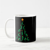 バスケットボールクリスマス コーヒーマグカップ (左)