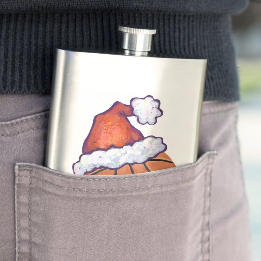 バスケットボールクリスマス フラスク (インサイチュ)