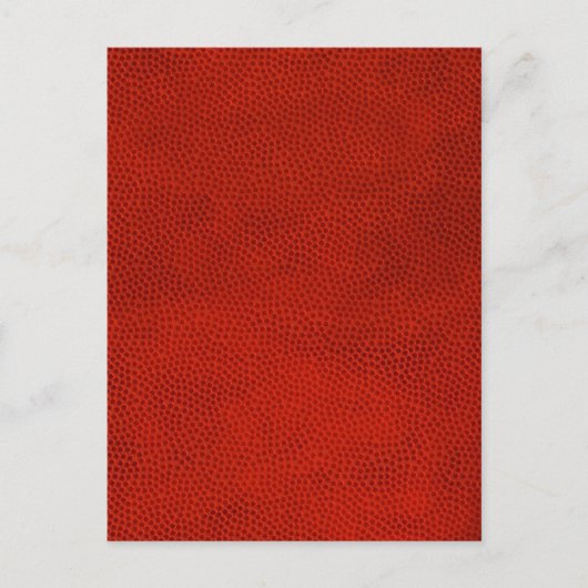 バスケットボールクローズアップテクスチャスキン ポストカード (正面)