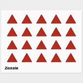 バスケットボールクローズアップテクスチャスキン 三角形シール (シート)