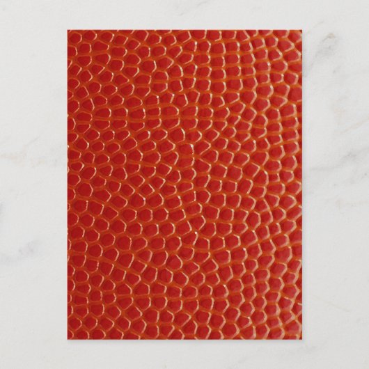 バスケットボールクローズアップテクスチャ ポストカード (正面)