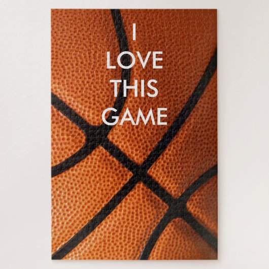 バスケットボールクローズアップ人気がある- Sports Art ジグソーパズル (縦)