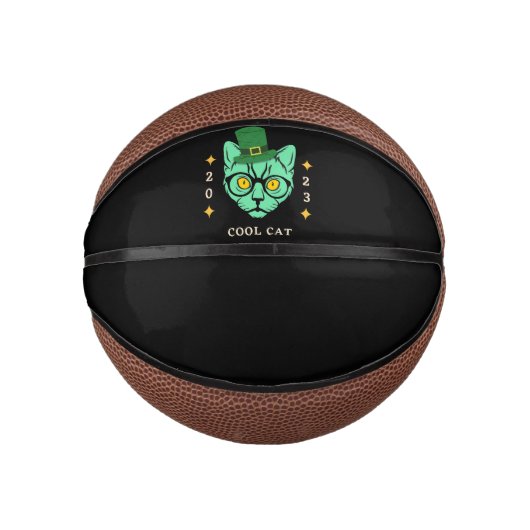 バスケットボールクールの猫 ミニバスケットボール (正面)