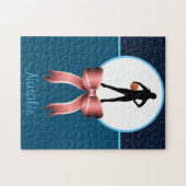 バスケットボールグリッターおよびボウパズル ジグソーパズル (横)