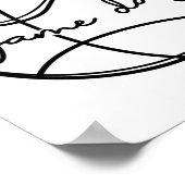 バスケットボールゲームデー ポスター (角)