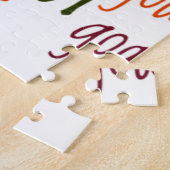 バスケットボールゲームビューティフル文字引用文 ジグソーパズル (側面)