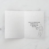 バスケットボールコーチありがとう サンキューカード (内部)