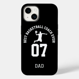 バスケットボールコーチのジャージ番号デザイン Case-Mate iPhone 14ケース