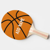 バスケットボールコーチまたは体育先生 卓球ラケット (横)