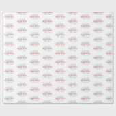 バスケットボールコーチをパーソナライズお礼 ラッピングペーパー (フラット)