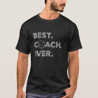 バスケットボールコーチシャツバスケットコーチギフト最高の Tシャツ
