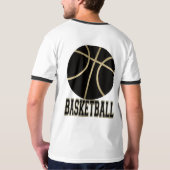 バスケットボールコーチシャツ Tシャツ (裏面フル)