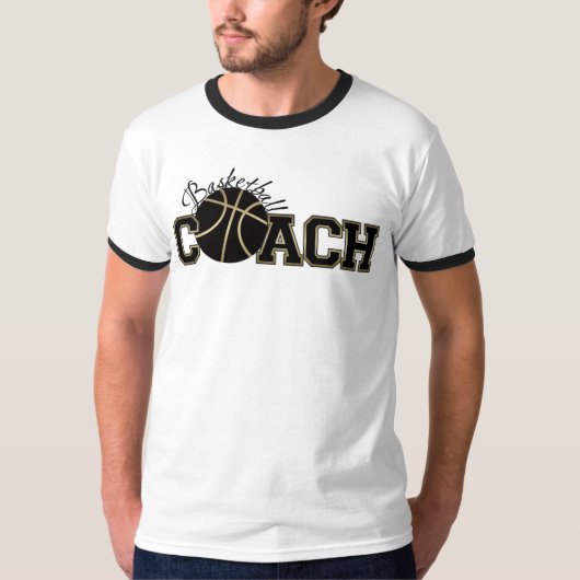 バスケットボールコーチシャツ Tシャツ (正面)