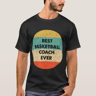バスケットボールコーチシャ最高のツバスケットコーチエバー Tシャツ