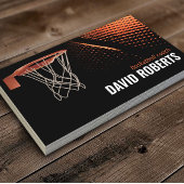 バスケットボールコーチプロフェッショナルスポーツインストラクター 名刺