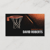 バスケットボールコーチプロフェッショナルスポーツインストラクター 名刺 (正面)
