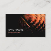 バスケットボールコーチプロフェッショナルスポーツテーマ 名刺 (正面)